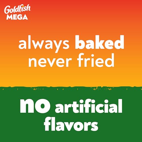 Image of Goldfish Mega Bites Cheddar Jalapeno Crackers, 5.9 Oz Bag