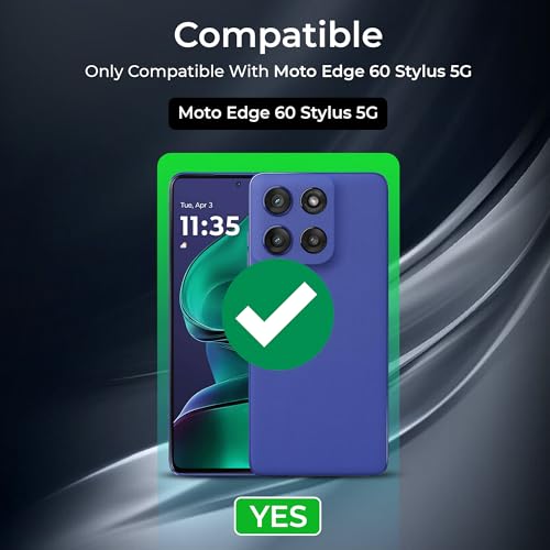 Image of A rtistque Clear Back Cover Case for Motorola Moto Edge 60 Stylus 5G Compatible with Mag-Safe| Acrylic | Transparent Case | Stylish Protective Design | Moto Edge 60 Stylus Back Cover - Transparent