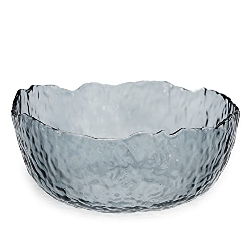 Tossow Glass Salad Bowl Irregular Shape Serving Bowls, 25 Oz Pyrex Mixing Bowls For Kitchen Prep, Fruit, Snack, Dessert, And Candy Dishes Or Nut Bowls(Grey) #TOP28