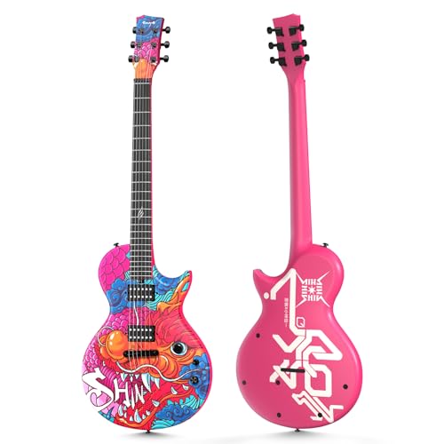 Enya Shinichi Kobayashi Loong Nova Go Sonic Smart Carbon Fiber Guitar with 10W Speaker