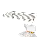 GLOWYE Warming Rack for Captiva Designs 4-Burner Propane Gas BBQ Grill, GR001 Grill Warming Rack for Captiva Designs Accessories, Stainless Steel Upper Rack with Side Burner