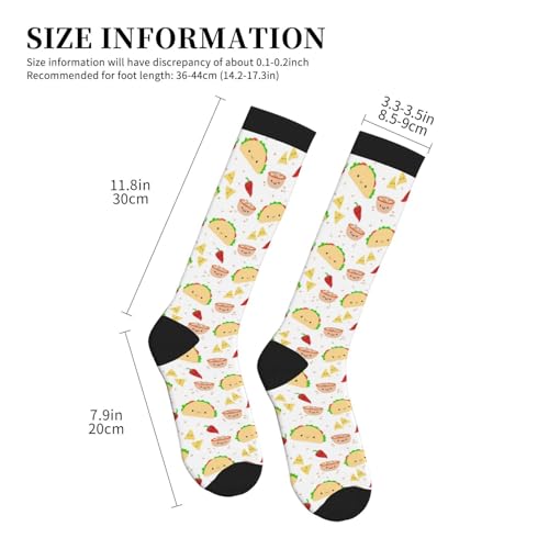 Image of Compression Socks for Women Men Circulation Graduated Supports Socks for Running Travel Nurse Athletic Sports