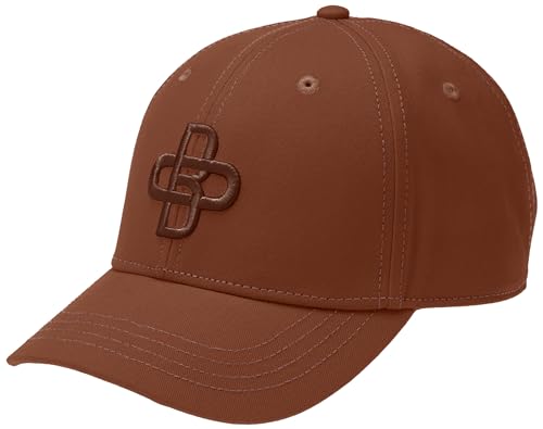 Casquette trucker unisex brun en coton peach effet velours ajustable