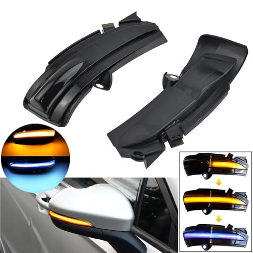 Luz señal giro lateral para Fusion 4th Gen lámpara retrovisor viajes seguros 3