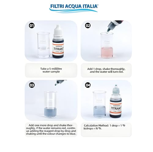 Titrant Wasserhärte-Analyse-Set (französische Grade) für Messgerät und Kalk