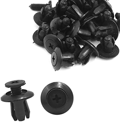 ABSOPRO 30 Stuks Witte Car Trim Clips – Vervanging Voor Honda En Andere Merken, 9mm Gatmaat, Eenvoudig Te Klikken