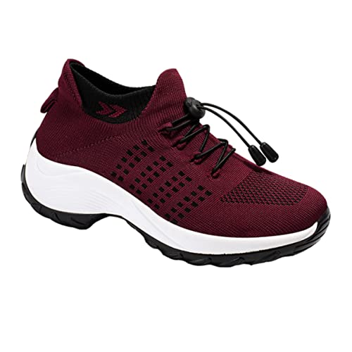 Chaussures de sport élastiques et extensibles avec empeigne en maille
