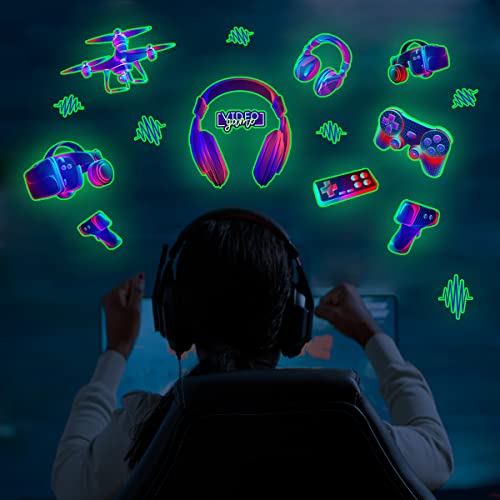 Vinilo Decorativo Gaming para Pared con Luz en la Oscuridad miniatura 4