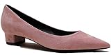  soulength Escarpin Petit Talon Femme 3Cm Confortable Velours Bloc Escarpin Femme 232