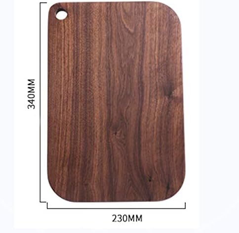 NTMD Chopping board cutting boards kitchen meat Chopping board,Black Walnut Whole Wood Kitchen Cutting Board Solid Wood Rootstock Lacquerless Fruit Chopping board Kitchen cut kitchen stuff