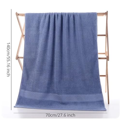 Juego de toallas de baño de algodón suave y altamente absorbente: pack de 3 5