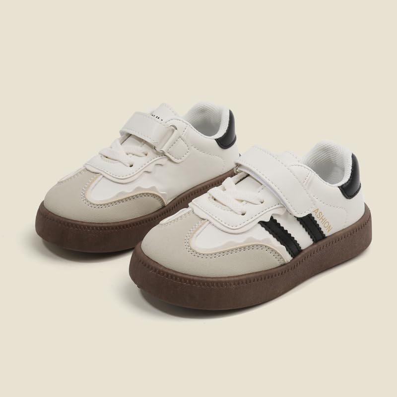 Kids Sneakers for Boys and Girls with Hook and Loop Closure, Lightweight Casual School Shoes, Anti-Slip Rubber Sole, Breathable Walking Trainers3