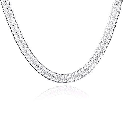 Collier homme argent 925 fini les bijoux fragiles avec cette chaîne 10mm