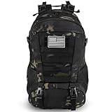 Jueachy Mochila Militar 30L Táctica Molle Impermeable Gran Capacidad Mochila de Senderismo Trekking Viaje Pesa Camping Escalada Montañismo