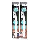 Peak Essentials Tung Brush with Caps | Tongue Cleaner for Adults | Tongue Scraper | Tongue Scrubber