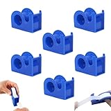 FJYXCHENXM 6 PCS Mini Tape Cutter Portable Tape Dispenser Handheld Tape Dispenser Desk Refillable Scotch Tape Dispenser for Office Home Medical(Blue,Tape not Included)