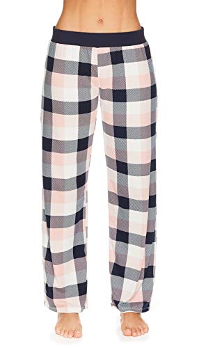 U.S. Polo Assn. Womens Casual    Long Sleeve Shirt and Pajama Pants Sleep Sleepwear Set Dark Navy X-Large