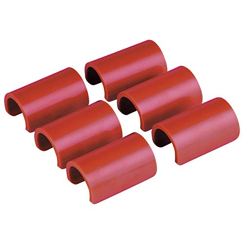 Terricraft Round Bimini Top Biminiclip, 6-Pack Red
