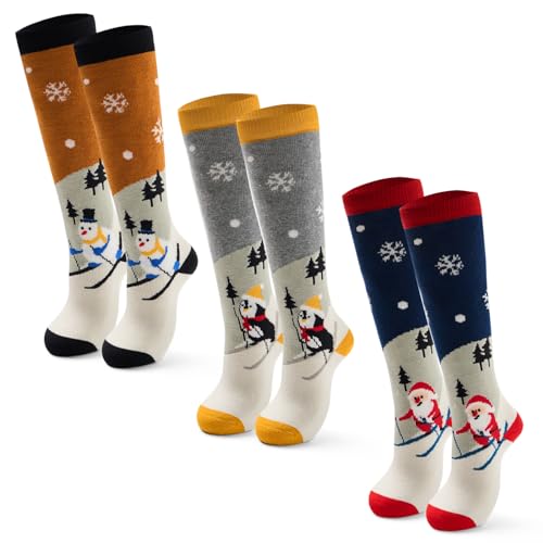 Chaussettes de ski chaudes pour enfant : partagez des moments magiques sur la neige