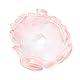 NKlaus Taufe Kerzenmanschette Kommunion aus Tüll Tropfschutz 12x9cm rosa Satinband 14428