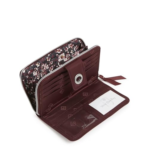 Image of Vera Bradley Women's Performance Twill Turnlock Wallet With RFID Protection