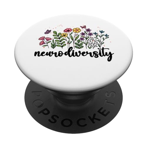 Conscientização do autismo educação especial SLP RBT neurodivergente PopSockets PopGrip intercambiável