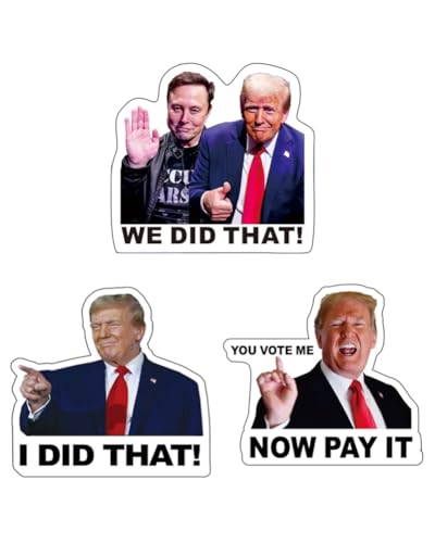 Image of 200 PCS I Did that Truomp Stickers, Truomp I Did that Stickers 2'' Size Anti Troump Sticker Anti Troump Merchandise, UWHENBO Waterproof Easy to Remove, No Residue Leaves, Funny Decal