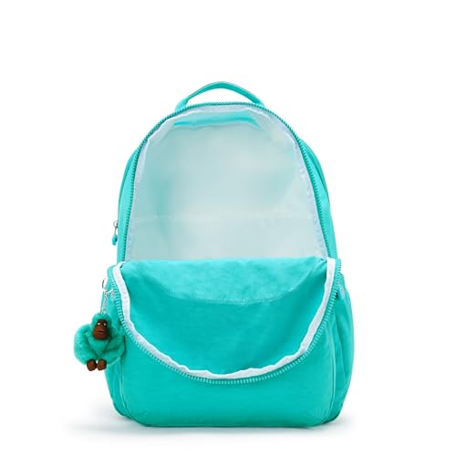 Image of Kipling Women's Seoul Extra Large 17 inch Laptop Backpack, Durable, Roomy with Padded Shoulder Straps, Built-In Protective Sleeve