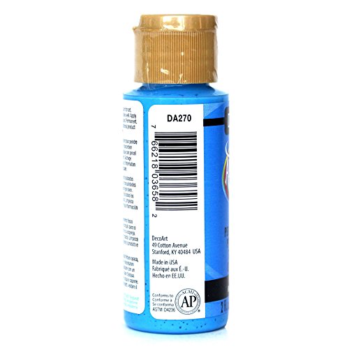 Image of DecoArt Americana Acrylic Paint, 2-Ounce, Ocean Blue
