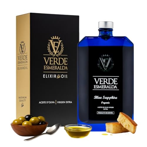 Verde Esmeralda - Olio Extra Vergine di Oliva - Picual 500ml (500ml, Blue Sapphire)