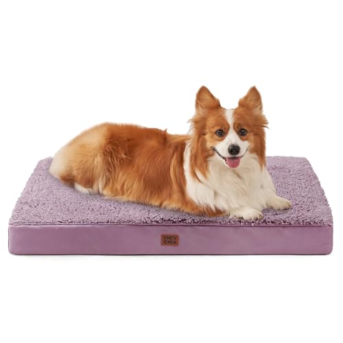 Image of EHEYCIGA Orthopedic Dog Bed Large with Removable Washable Cover, 35x23