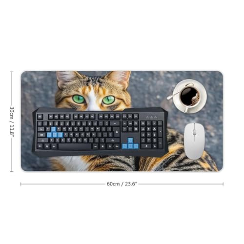 Cat Desk Pad Protector Large Waterproof Desk Mat miniatura 2
