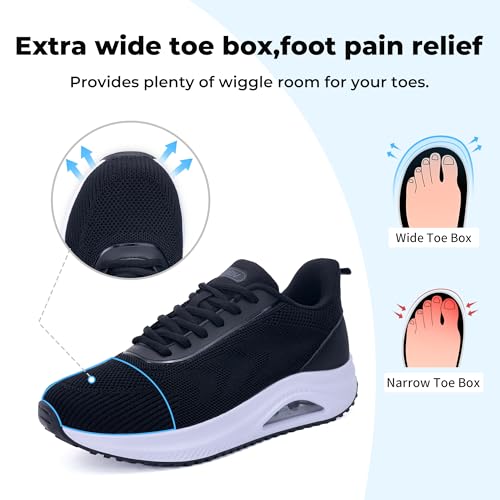 Image of Womens Arch Support Walking Shoes Plantar Fasciitis Orthotic Sneakers for Foot Pain Relief US Size 6-11