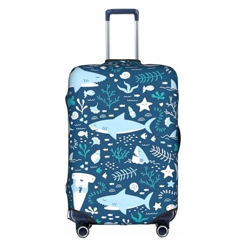 Housse de bagage poisson bleu S idéale pour vos vacances au bord de la mer