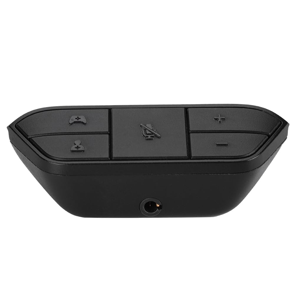 Denash Adaptador de Auriculares para One, Adaptador de Auriculares estéreo para Juegos a Prueba de Polvo con sincronización de Sonido estéreo de Control de Juegos