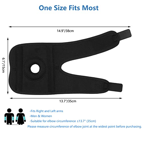 Qidie Elbow Brace For Tendonitis And Tennis Elbow Men &Women, Elbow Compression Sleeve, Adjustable Elbow Strap For Golfers, Bursitis, Sports Recovery Pain Relief #TOP3