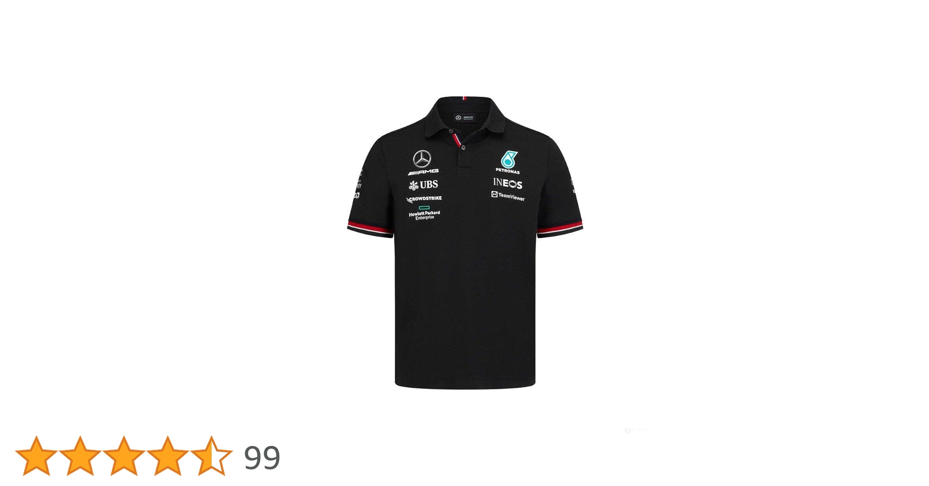 Amazon | [Mercedes-AMG] Official Team Polo Shirt Lewis