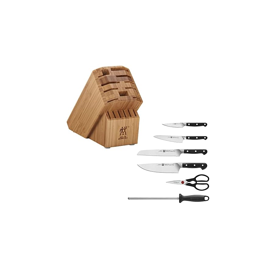 ZWILLING Pro 7-pc Knife Block Set - Bamboo
