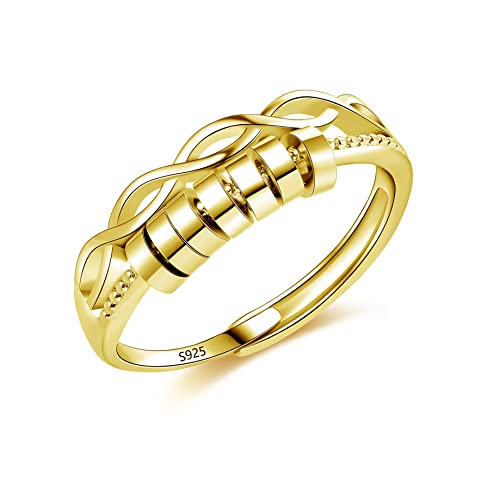 Cangall Silver Anxiety Ring