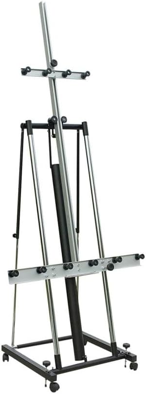 Creative Mark Paintmaster Artist Easel - Portable Lightweight Art Easel with Storage for Adults - Fully Adjustable Painting Various Angles Accepts Canvases up to 78" high; max Easel Height 120"