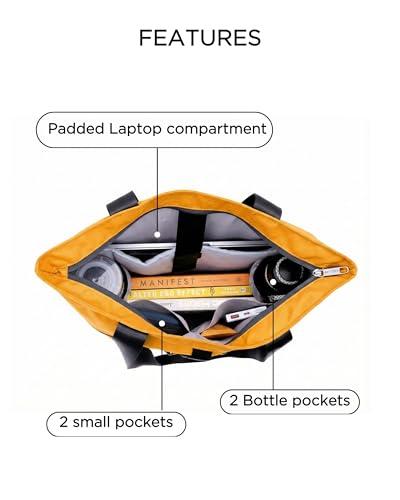 Image of CarryPro Tote Bags-Stylish Shoulder Handbag for Women-Exotic Office & Travel Side Bag-Lightweight Design with Trolley Sleeve Handbags- Gift for Men & Women-Unisex