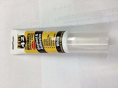 HB42 The New 'All-In One' Adhesive & Sealant Squeeze tube-white