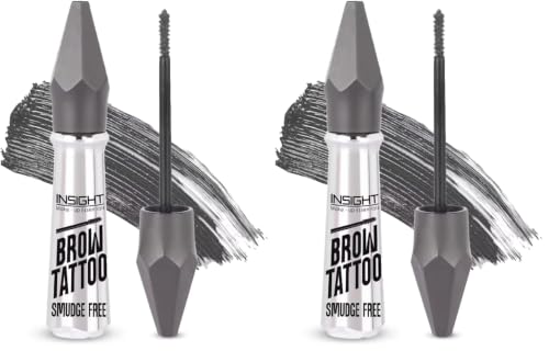 Image of INSIGHT Cosmetics Brow Tattoo - Grey|Natural Finsh|Long Lasting|Smudge Free|Transferproof|Sculpts & Defines-5 g (Pack of 2)