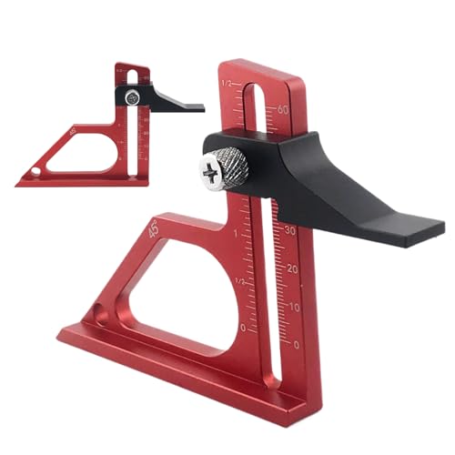 Jauge de hauteur pour scie circulaire : guide de mesure de précision pour menuiserie