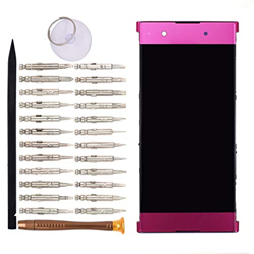 Image of Pre Install LCD Display Touch Screen Assembly with Frame Replacement for Sony Xperia XA1 Plus G3412 G3416 G3421 G3423 G3426 Pink