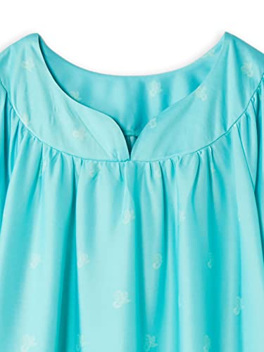 Image of AmeriMark Casual Women's Patio Muumuu House Dress Loose Comfortable Short Sleeve Sun Dress Lounger Gown Sleepwear for Ladies