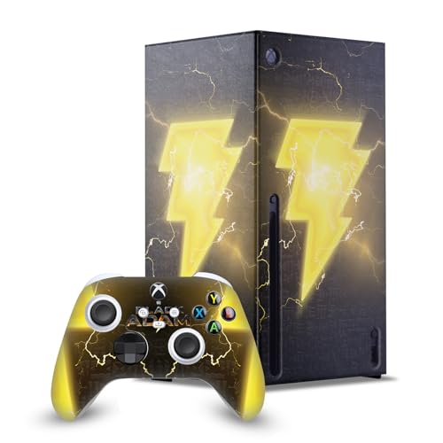 Autocollant Xbox Series X Black Adam vinyle anti-bulles pour manette