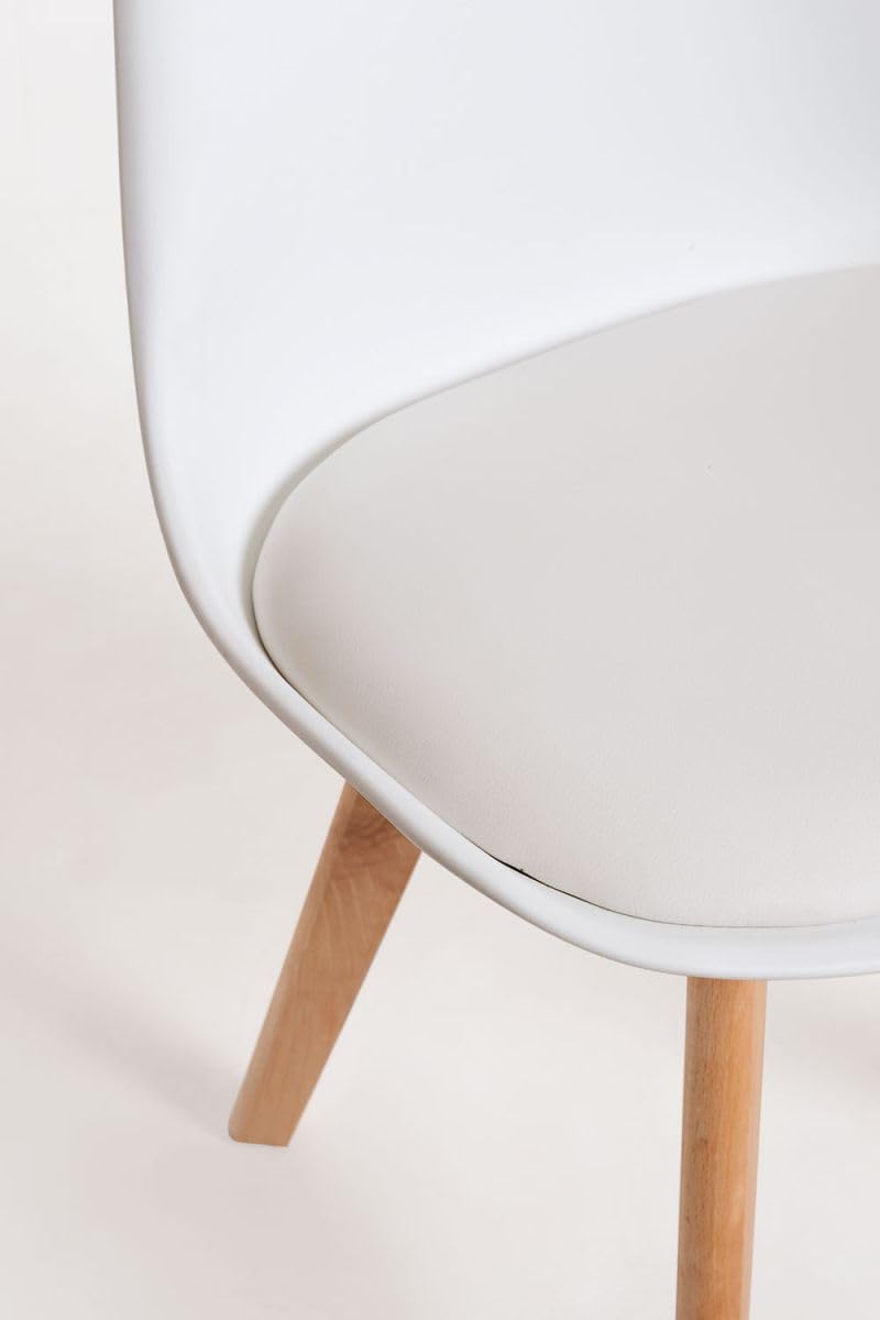 Regalos Miguel - Packs Sillas Comedor - Pack 2 Sillas Synk Basic - Blanco