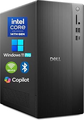 Dell 2026 Edition Desktop Computers Tower PC, 16GB DDR5 RAM, 1TB PCIe SSD