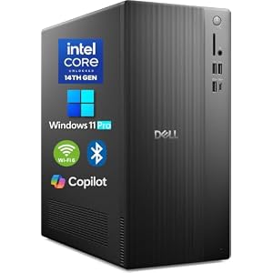 Dell 2026 Edition Desktop Computers Tower PC, 16GB DDR5 RAM, 1TB PCIe SSD